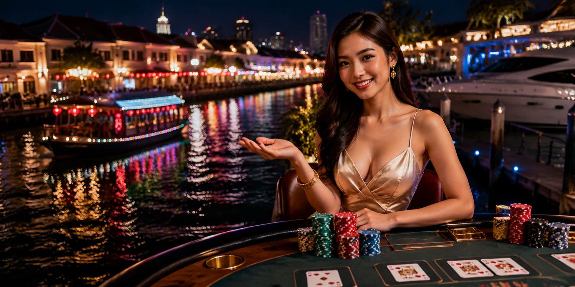 Permainan kad kasino bergaya Melayu di Melaka dengan suasana meja live dealer